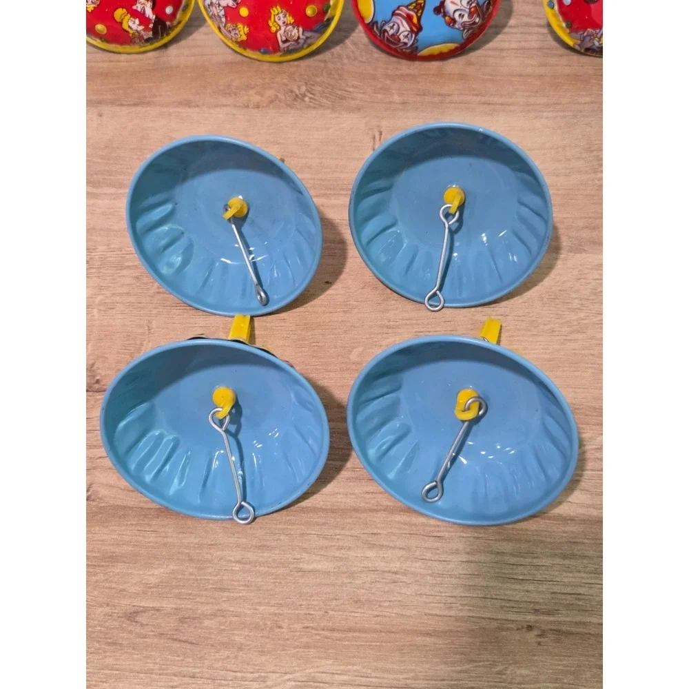 Vintage Tin Noisemaker Large Lot 18 US Metal Toy Mfg Co Clown Cricket Mariachi
